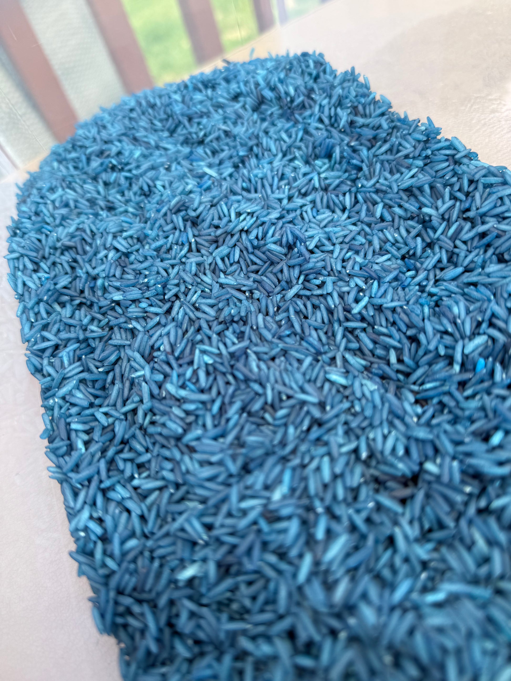 8 cups (2 pound) of colored rice