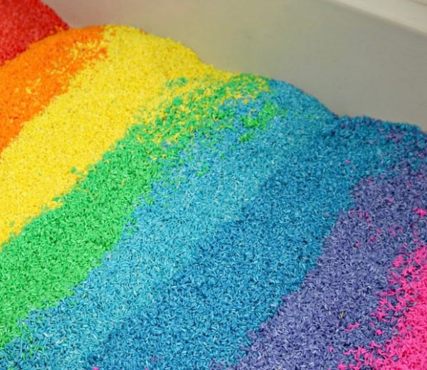 8 cups (2 pound) of colored rice
