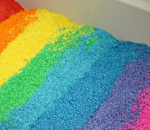 8 cups (2 pound) of colored rice